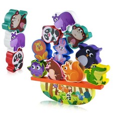 Empilables Bois Animaux Blocs