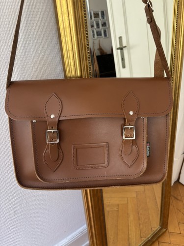 Zatchels brown leather satchel - zatchels,