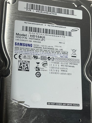Samsung 5tb hd154ui sata - 1.5tb,