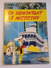 LUCKY LUKE N° 16 EN REMONTANT LE MISSISSIPI BD BROCHE MORRIS DUPUIS