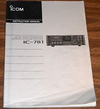 FACTORY ORIGINAL ICOM IC-781 INSTRUCTION MANUAL
