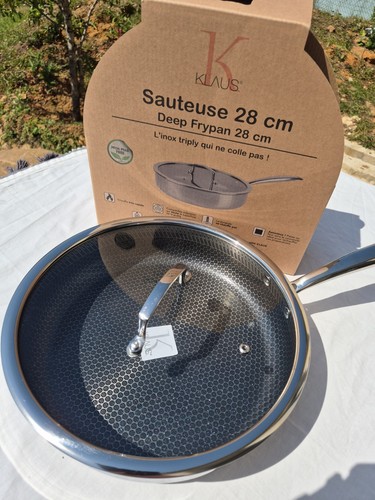 Sauteuse anti adhérente acier - sauteuse,