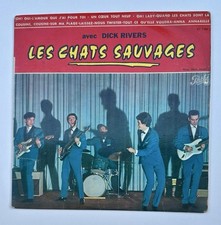 Les Chats Sauvages avec Dick Rivers – LP 25 cm Pathé ST 1160 1962 EX/VG Rare 