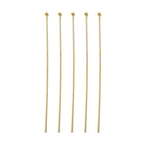 Lot tiges clous tête ronde - 20,
