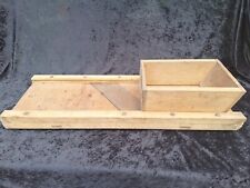 Antique Tool LARGE WOODEN CABBAGE MANDOLIN Grinder Craft Tool Vintage 