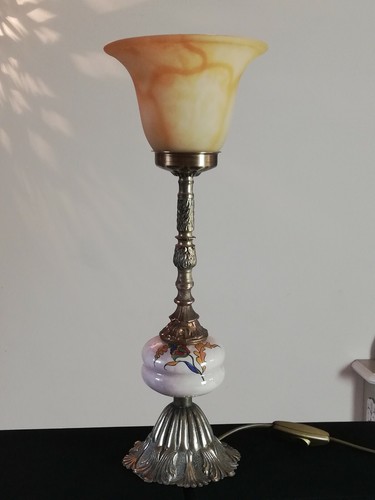 Lampe ancienne bronze - ancienne, en