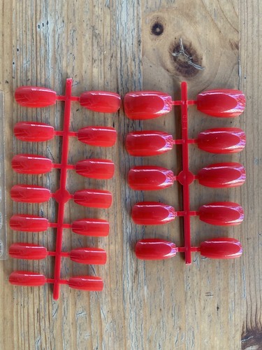 Faux ongles rouges - ,