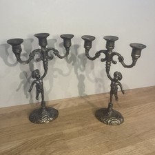 Paire De Chandeliers 3 Bras