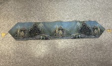 Thomas Kinkade Table Runner Lit Battery Pack 2008 72" X 13" Tested Works