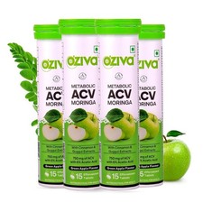 OZiva ACV Moringa Green Apple