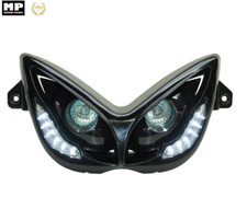 Optique TUN'R R8 phare LEDS BLANCHES Premium MBK Nitro YAMAHA Aerox 50 ->2012