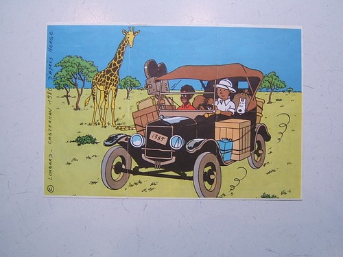 Tintin mini poster vache - /,