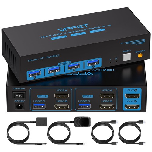 Hdmi kvm switch 2 - hdmi,