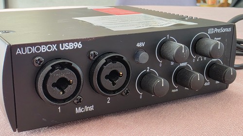 Audiobox usb96 interface audio - audiobox,