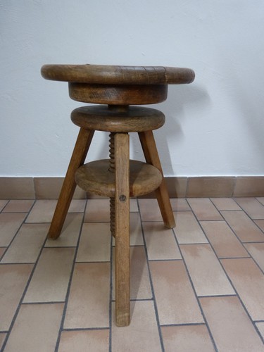 Tabouret ancien bois - bois, de