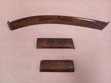 BMW E39 540I M5 525I 528I 530I Interior Wood Trim Dash 3 Pieces OEM #00182
