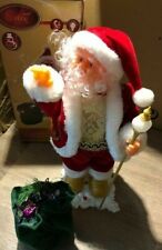 Père noël musical et lumineux 30 cm