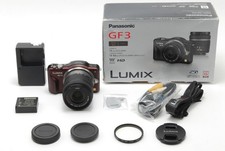 *MINT IN BOX* Panasonic LUMIX GF3 DMC-GF3W Brown Body w/ 14-42mm 3.5-5.6 Lens