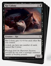 RAT COLONY X4 Dominaria DOM Magic MTG MINT CARD