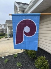 MLB Philadelphia Phillies Retro Style House Flag Banner