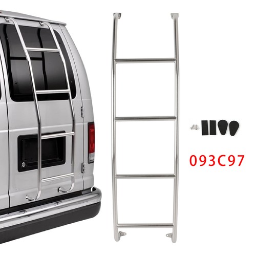 Stainless steel step van - steel, 4-step