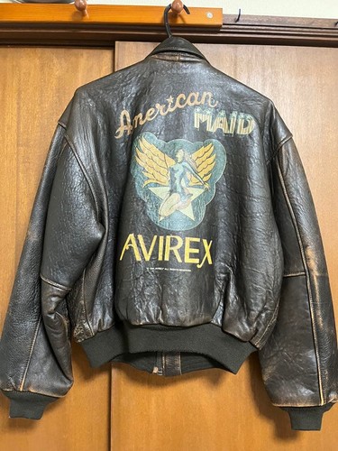 Avirex blouson cuir - en,