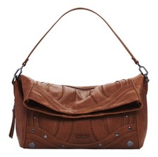 Desigual sac à main Loverty Embro Patch Hand Bag Camel