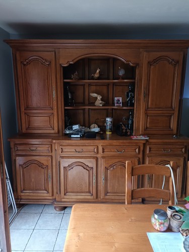 Salle manger chêne - salle,