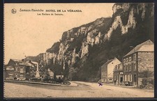 CPA Samson-Namèche, Hotel de la Véranda, Les Rochers de Samson 1929 