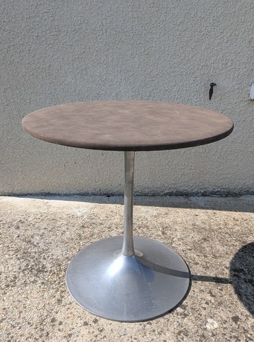 Table ronde vintage pied - table, 70