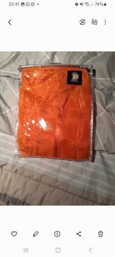 Rideau voilages oranges - 2,
