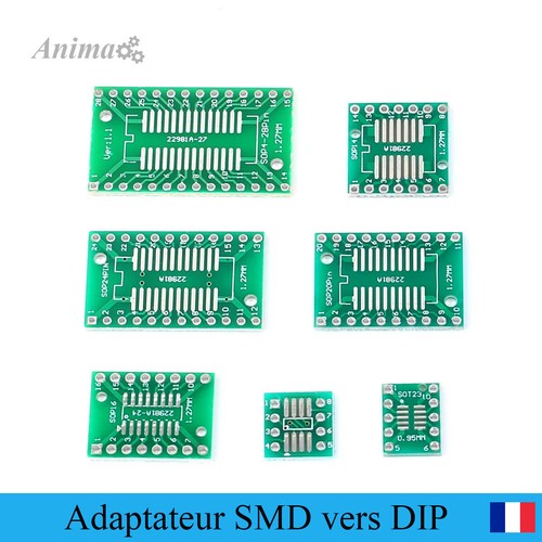Pcb adaptateur smd - pcb, (sop/ssop)