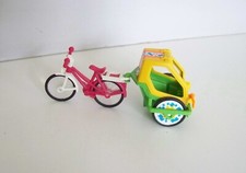 PLAYMOBIL (V1123) LEISURE - bike & hood trailer for children 3068