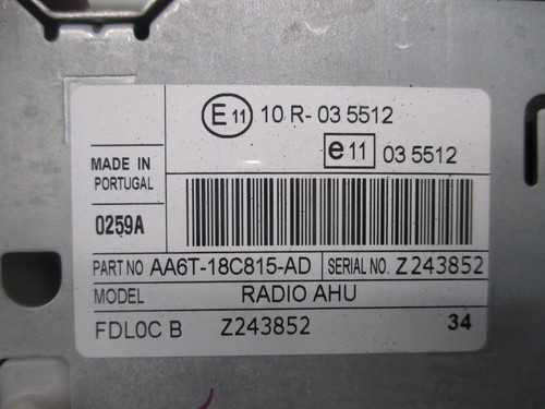 Autoradio ford fiesta - cd, vi