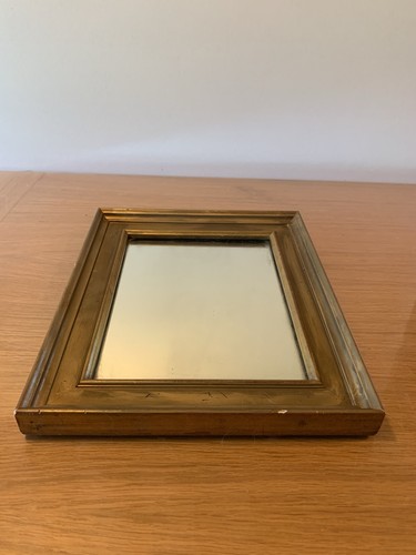 Miroir cadre bois doré - miroir,