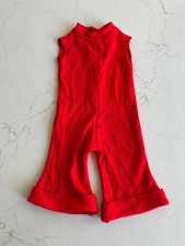Vintage Cathie Bella Doll, Dolly Gégé or Other Red Pants Jumpsuit