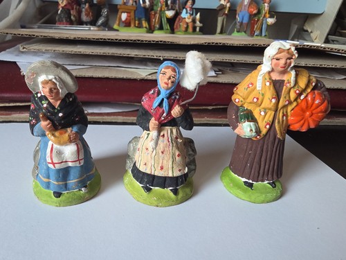 Lot santons 7 cm - de,