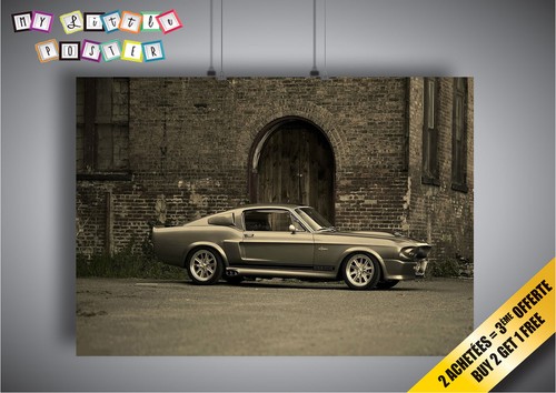 Poster ford mustang - ford, gt