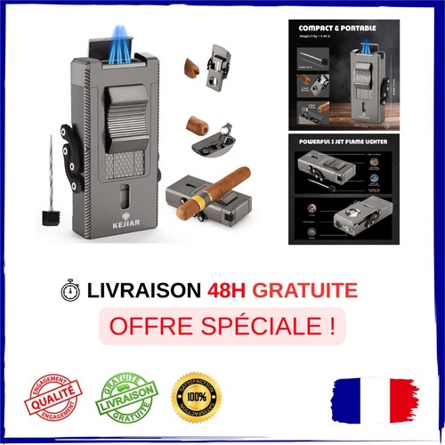 Briquet gaz triple jet - briquet,