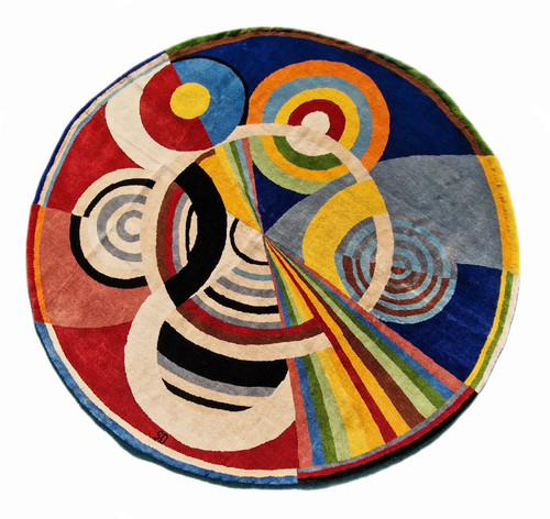 Tapis rond robert delaunay - tapis,