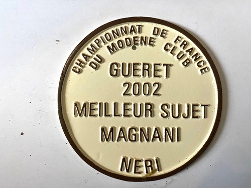 Aluminium plate concours - plate,