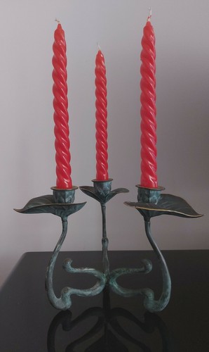 Chandelier bougeoir branches - bougeoir,