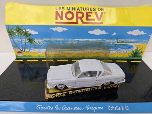 Norev coupé fiat 2300s - coupé, grise