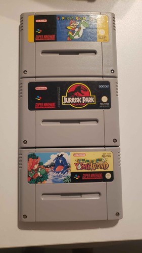 Lot jeux snes pal mario - jeux,
