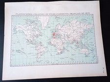 CARTE GEOGRAPHIQUE (1930) 40 X