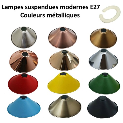 Ancien lampe suspension - lampe, abat