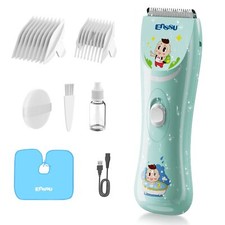Tondeuse à cheveux silencieuse pour enfants rechargeable par USB kit de coupe...