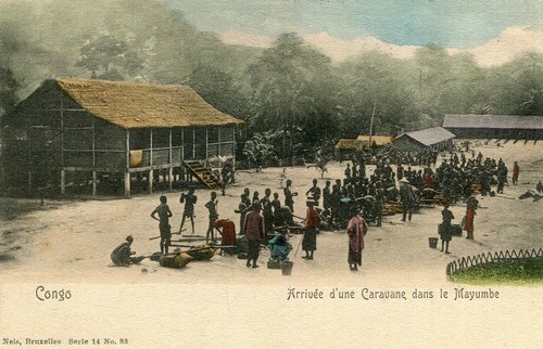 Carte congo arrivée une - carte,