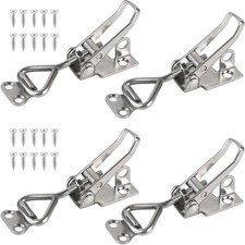 4Pcs Loquet à Bascule Acier