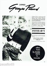 PUBLICITE ADVERTISING 116  1962  Laines Georges Picaud n°1